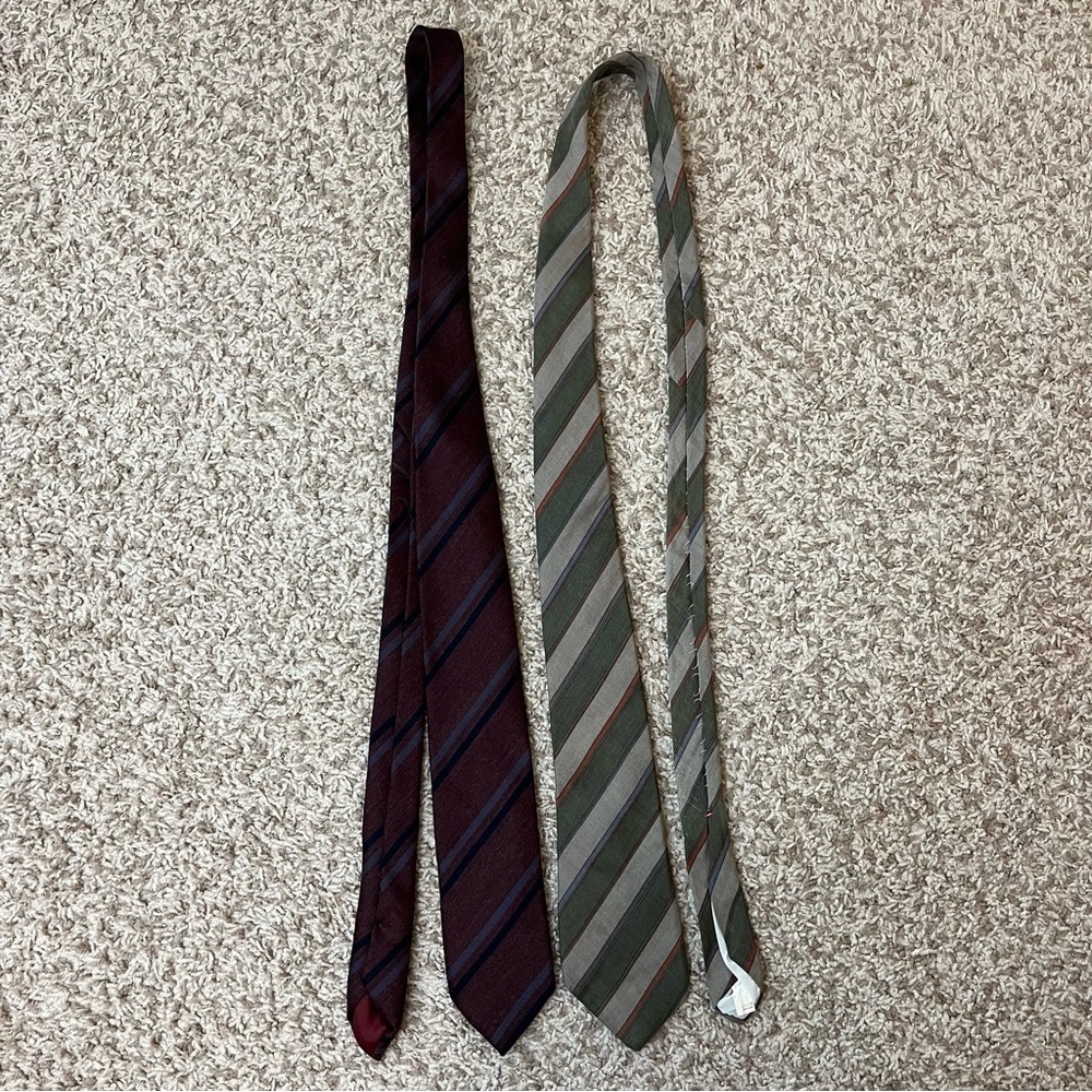 Bundle Vintage Girgio Armani & Oscar de la Renta Ties